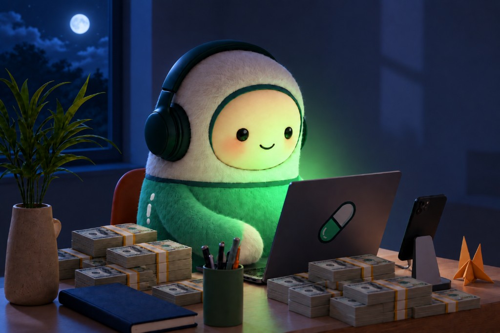 MusePill working at night